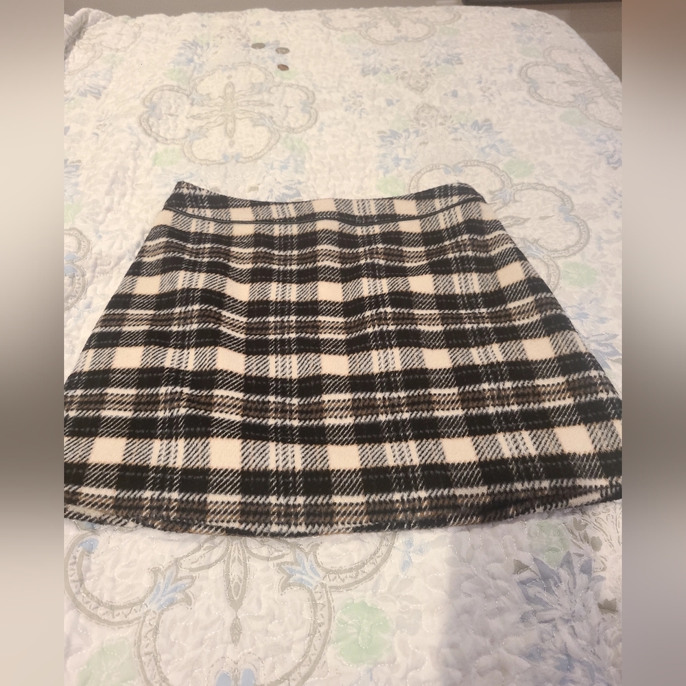 Abercrombie & fitch plaid mini skirt